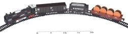 Ensemble de train Rail King avec effets lumineux