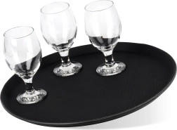 Rutschfestes rundes Kellnertablett 40 cm VILDE