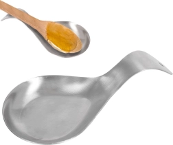 RVS lepel- en opscheplepelhouder