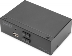 Commutateur KVM 2 ports DisplayPort 4K 60 Hz avec USB et audio