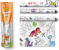 Pexi kleurkleden - Gelukkige dinosaurussen