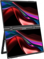 Moniteur tactile portable double 2× 15,6" Full HD 60 Hz