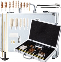 Reinigungsset für Waffen im Koffer, 24 Teile