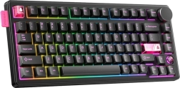 ONIKUMA MT706 Mechanical Gaming Keyboard, Wireless and Wired, RGB, Black