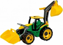 Children's tractor with loader and backhoe