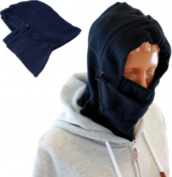 BQ42A Cagoule polaire avec capuche 3-en-1 BLEU