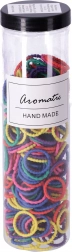 Set of 300 hair elastics - pastel type IV, mixed colors