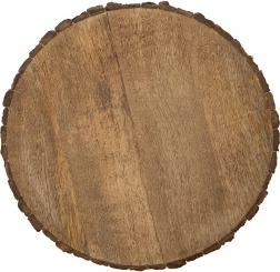 Wooden cutting boards and serving tray made of mango wood 39 cm