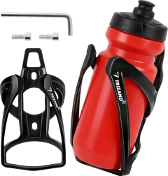 Flaschenhalter fürs Fahrrad Trizand (Korb) schwarz