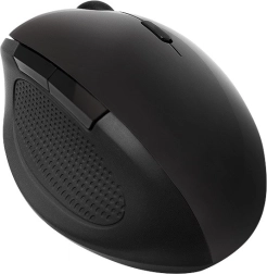 Ergonomische draadloze optische muis 2,4GHz 1600dpi zwart