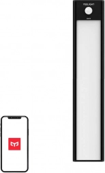 Yeelight 20 cm Motion‑Sensor LED Cabinet Light, Black, 4000 K