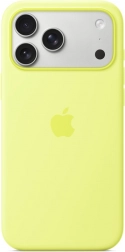 Silicone Case with MagSafe for iPhone 17 Pro Max – Neon Yellow