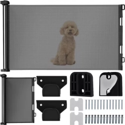 Uitschuifbaar veiligheidsrolgordijn voor deuren en trappen – 19380