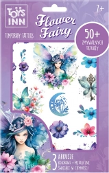 Tatouages temporaires Flower Fairy Iris – kit créatif pour enfants