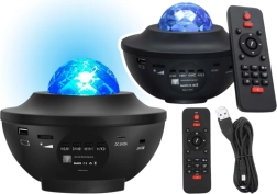 LED Star Projector with Bluetooth Speaker and Remote Control