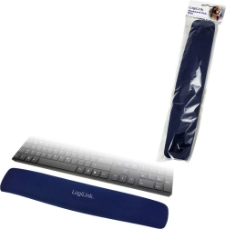 Blue gel keyboard wrist rest