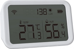 Temperature and Humidity Sensor with Display and Wi‑Fi Connectivity