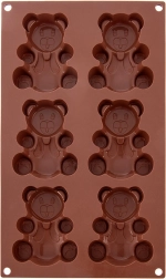 Silicone Baking Mold Bears 30 × 17.5 × 2 cm