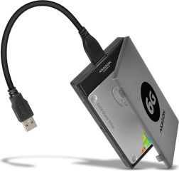 Adapter AXAGON SlimPort 6 USB 3.0 to SATA 6G for Quick Connection of 2.5" SSD/HDD