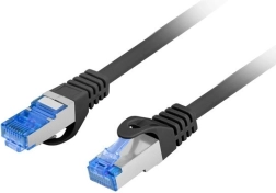 Cat6a S/FTP LSZH CCA Patch Cable 0.25 m Black