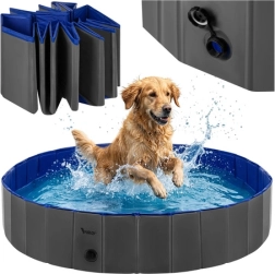 Opvouwbaar zwembad voor hond Purlov 160 × 30 cm - 1 stuk