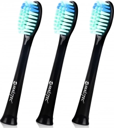 Ersatzbürstenköpfe für die Schallzahnbürste Toothie X2in1, 3 Stück, weiß