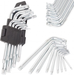 Satz von Innensechskantschlüsseln 1,5-10 mm TORX
