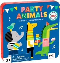 Magnetisches Buch Tierparty PETIT COLLAGE