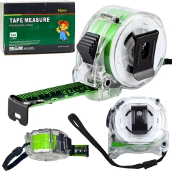 Fluorescent tape measure 5 m, 25 mm