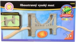 Zweiseitige hohe Brücke für Kindergleise