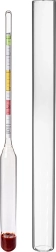Weinmostwaage mit Schwimmer zur Messung des Zuckergehalts 0–24 °Blg