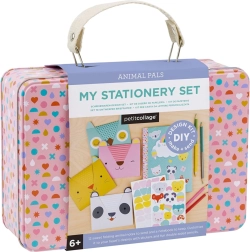 Petit Collage creatieve koffer – briefpapier-set met dieren