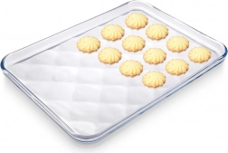 Glazen hittebestendige schaal 33,5 × 24,5 × 2 cm