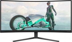 Moniteur gaming incurvé 34" VA, 180 Hz, HDMI x2, DP x2