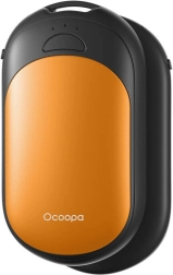 Ocoopa 2x2500 mAh Handwärmer, USB-C, Schwarz und Orange