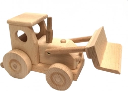 Wooden Tractor with Blade