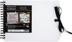 Kreatives Album Weiß