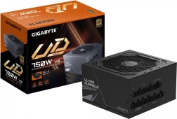 Gigabyte UD750GM PG5 V2 750 W power supply ATX 3.1, 80 Plus Gold, fully modular