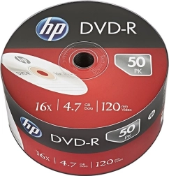 HP DVD-R 16× 4.7 GB, pack of 50