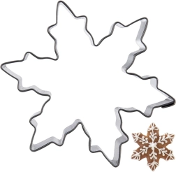 Metal cookie cutter snowflake 5.5 cm