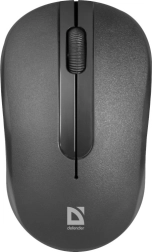 Souris optique sans fil Defender noire 1600 dpi