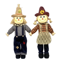 Decorative garden scarecrow 90 cm