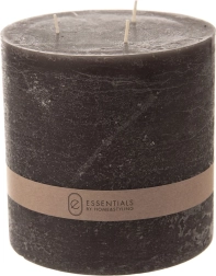 Dekorative Kerze schwarz 14 × 14 cm