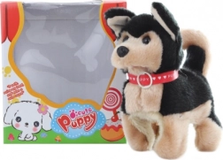 Walking Black Battery-Powered Puppy