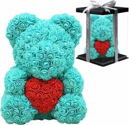 Rosenbär 40 cm – Geschenkset für den Valentinstag