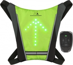 Reflecterend LED-vest met draadloze bediening MACLEAN ENERGY