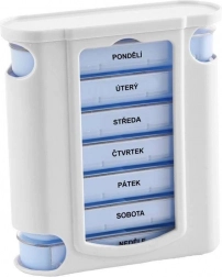 Wöchentlicher Tabletten-Organizer ORION, 28 Fächer