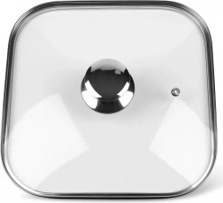 glazen vierkant deksel grande 27 × 27 cm orion