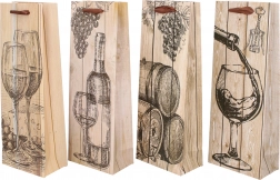 cadeautas voor fles M, het hele jaar door, 12,8 × 36 × 8,4 cm