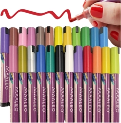 Maaleo acrylic markers 24 colors in a case